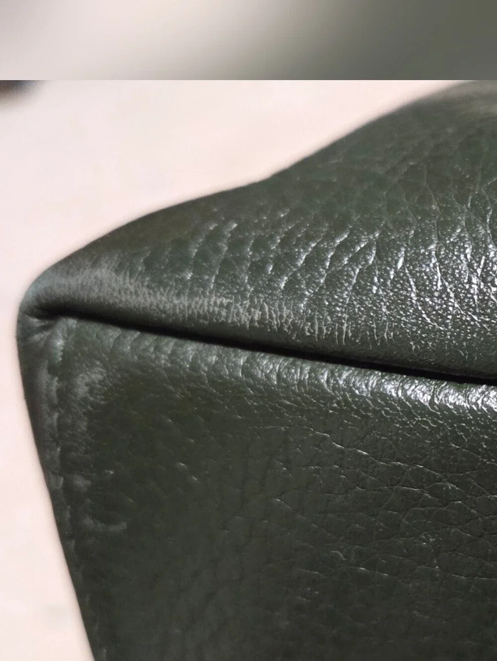 Michael Kors Raven Medium Pebbled Leather Green Backpack